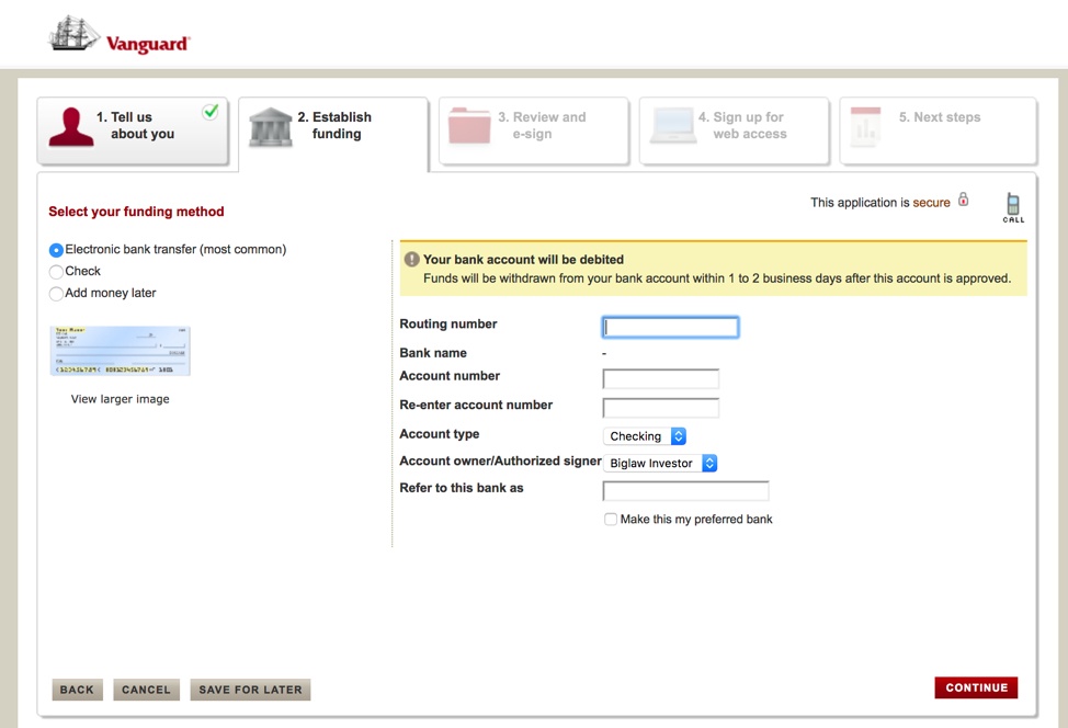 StepbyStep Guide to Opening a Vanguard Roth IRA Biglaw Investor